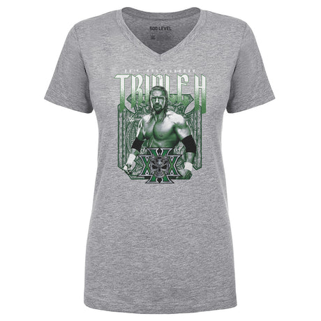 Triple H Women's V-Neck T-Shirt | 500 LEVEL