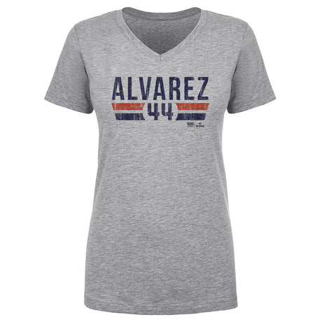 Yordan Alvarez Women's V-Neck T-Shirt | 500 LEVEL