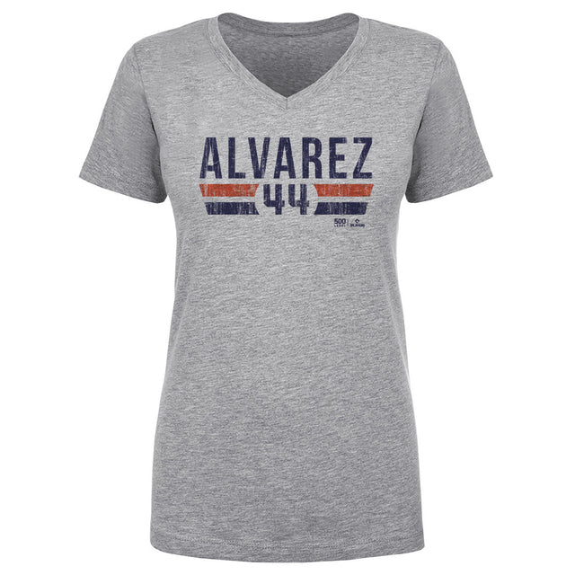 Yordan Alvarez Women's V-Neck T-Shirt | 500 LEVEL