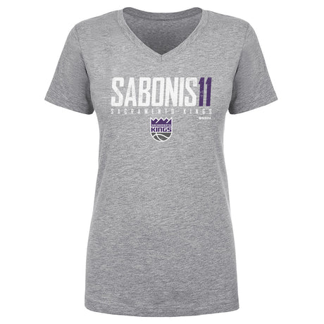 Domantas Sabonis Women's V-Neck T-Shirt | 500 LEVEL