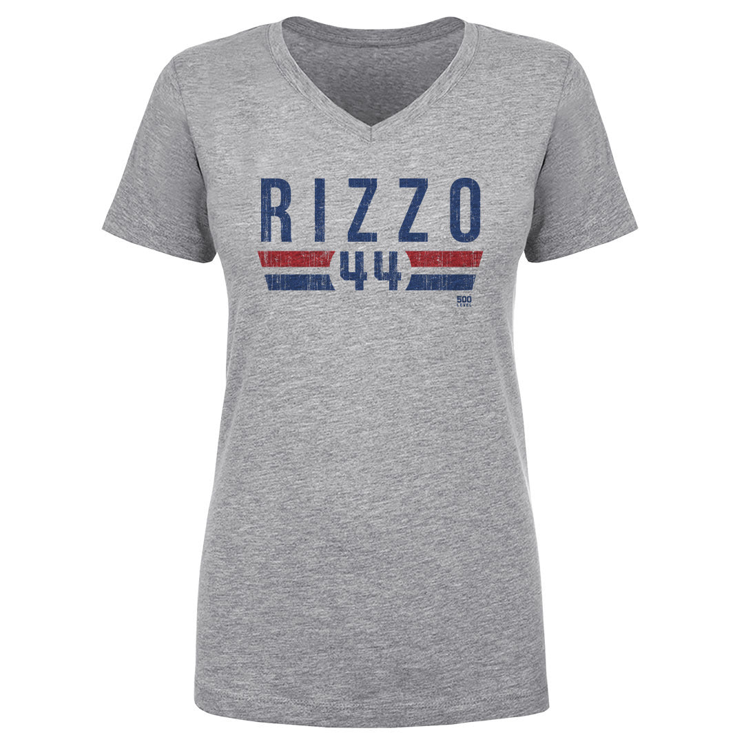 Anthony Rizzo Women's V-Neck T-Shirt | 500 LEVEL
