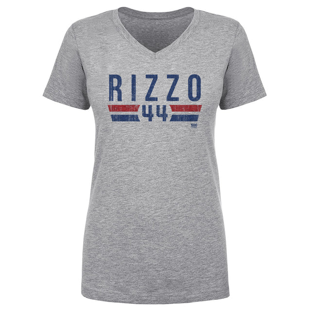 Anthony Rizzo Women's V-Neck T-Shirt | 500 LEVEL