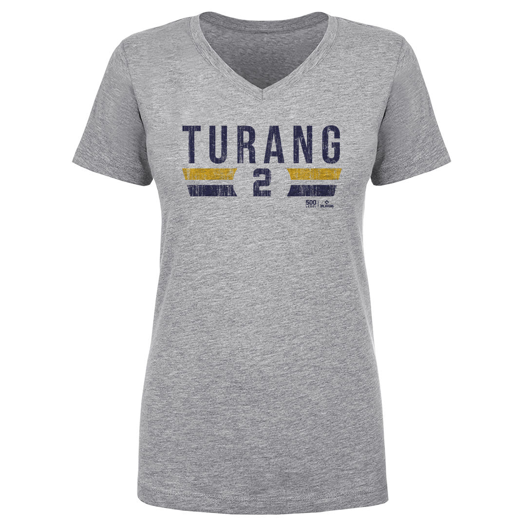 Brice Turang Women's V-Neck T-Shirt | 500 LEVEL