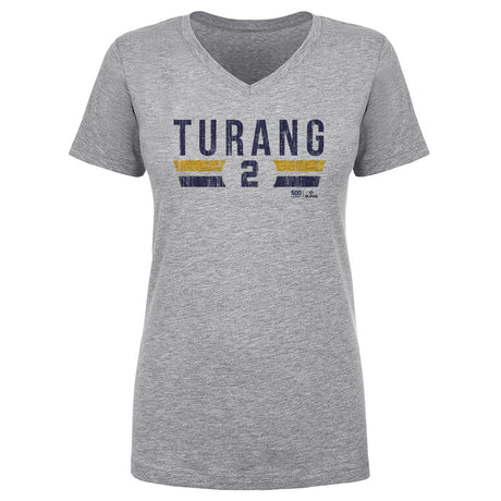 Brice Turang Women's V-Neck T-Shirt | 500 LEVEL