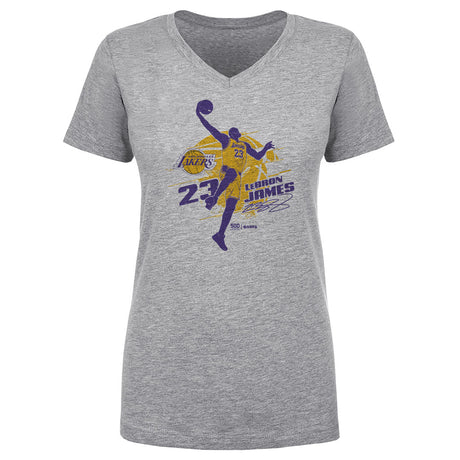 LeBron James Women's V-Neck T-Shirt | 500 LEVEL