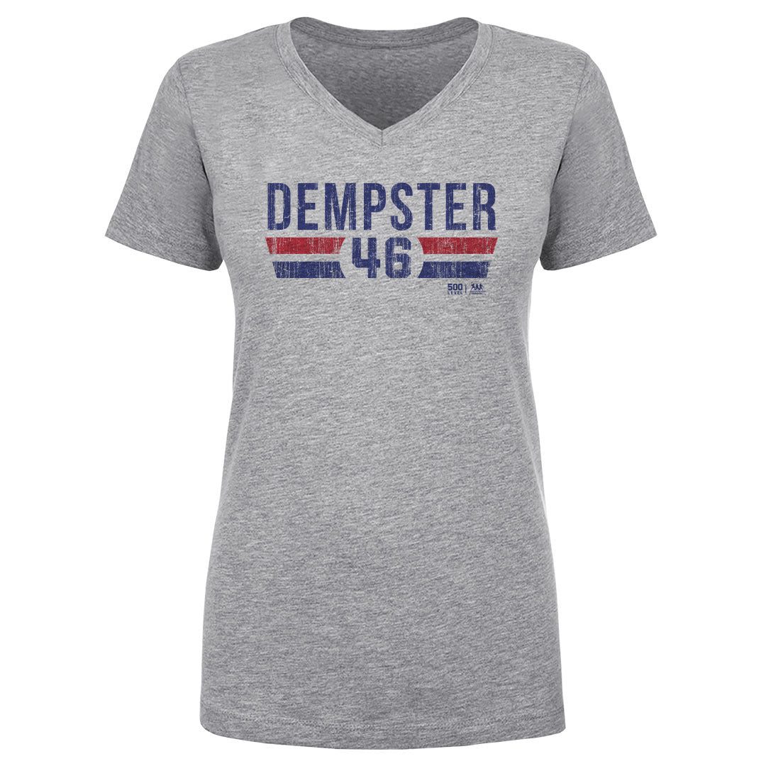 Ryan Dempster Women's V-Neck T-Shirt | 500 LEVEL