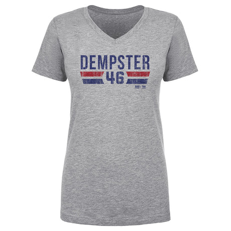 Ryan Dempster Women's V-Neck T-Shirt | 500 LEVEL