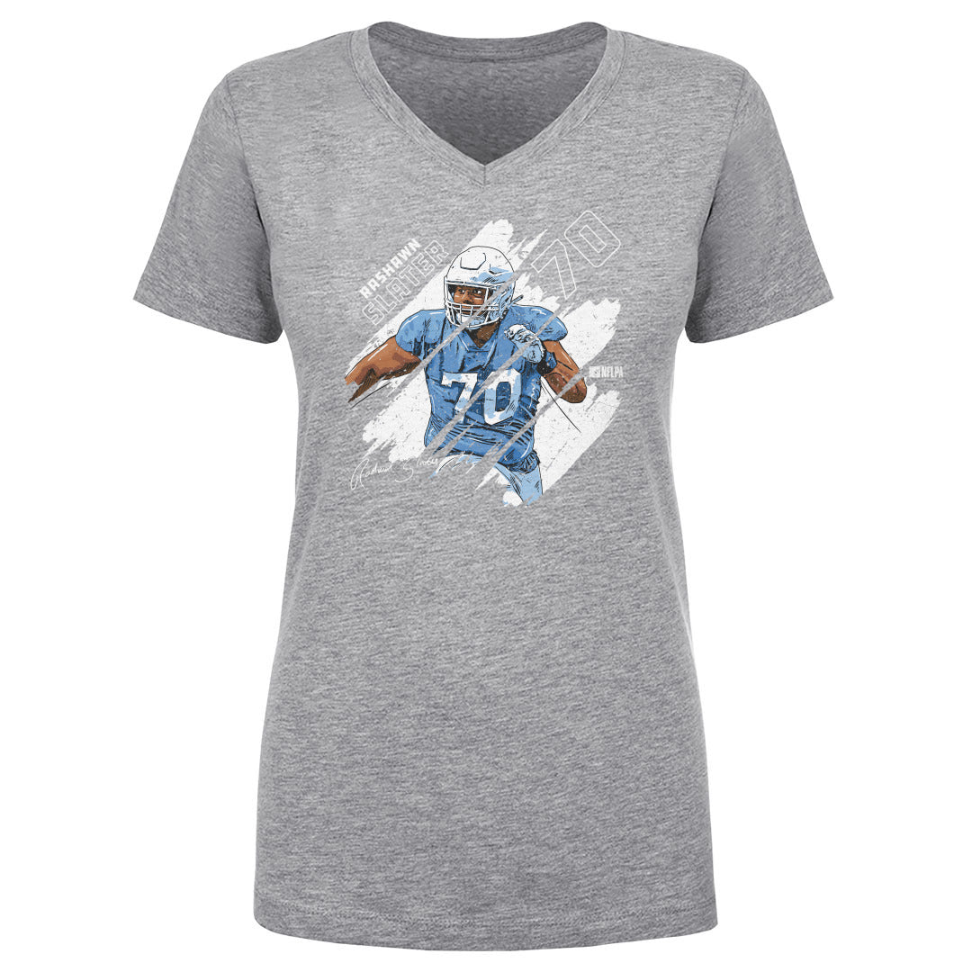 Rashawn Slater Women's V-Neck T-Shirt | 500 LEVEL