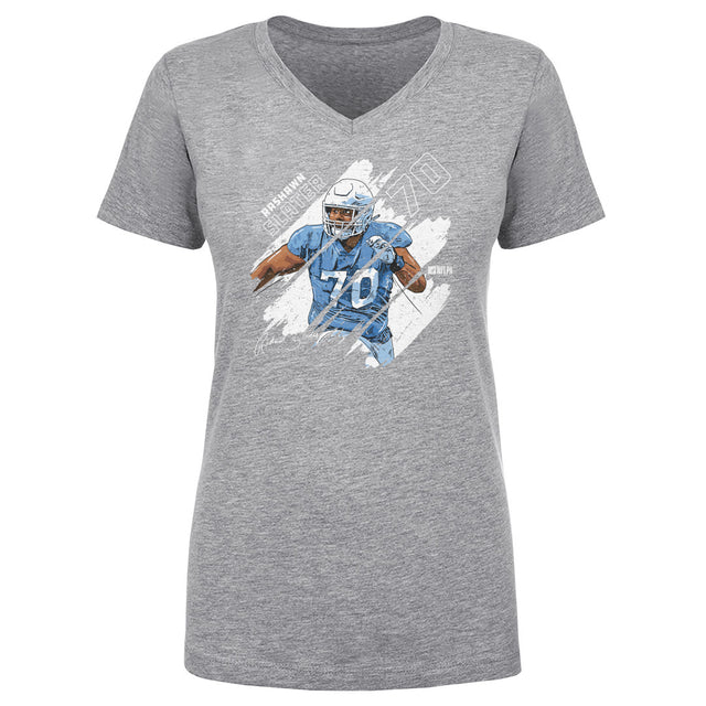 Rashawn Slater Women's V-Neck T-Shirt | 500 LEVEL