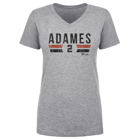 Willy Adames Women's V-Neck T-Shirt | 500 LEVEL