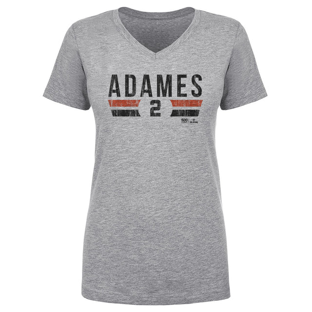 Willy Adames Women's V-Neck T-Shirt | 500 LEVEL