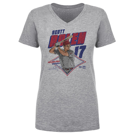 Scott Rolen Women's V-Neck T-Shirt | 500 LEVEL