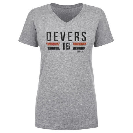 Rafael Devers Women's V-Neck T-Shirt | 500 LEVEL