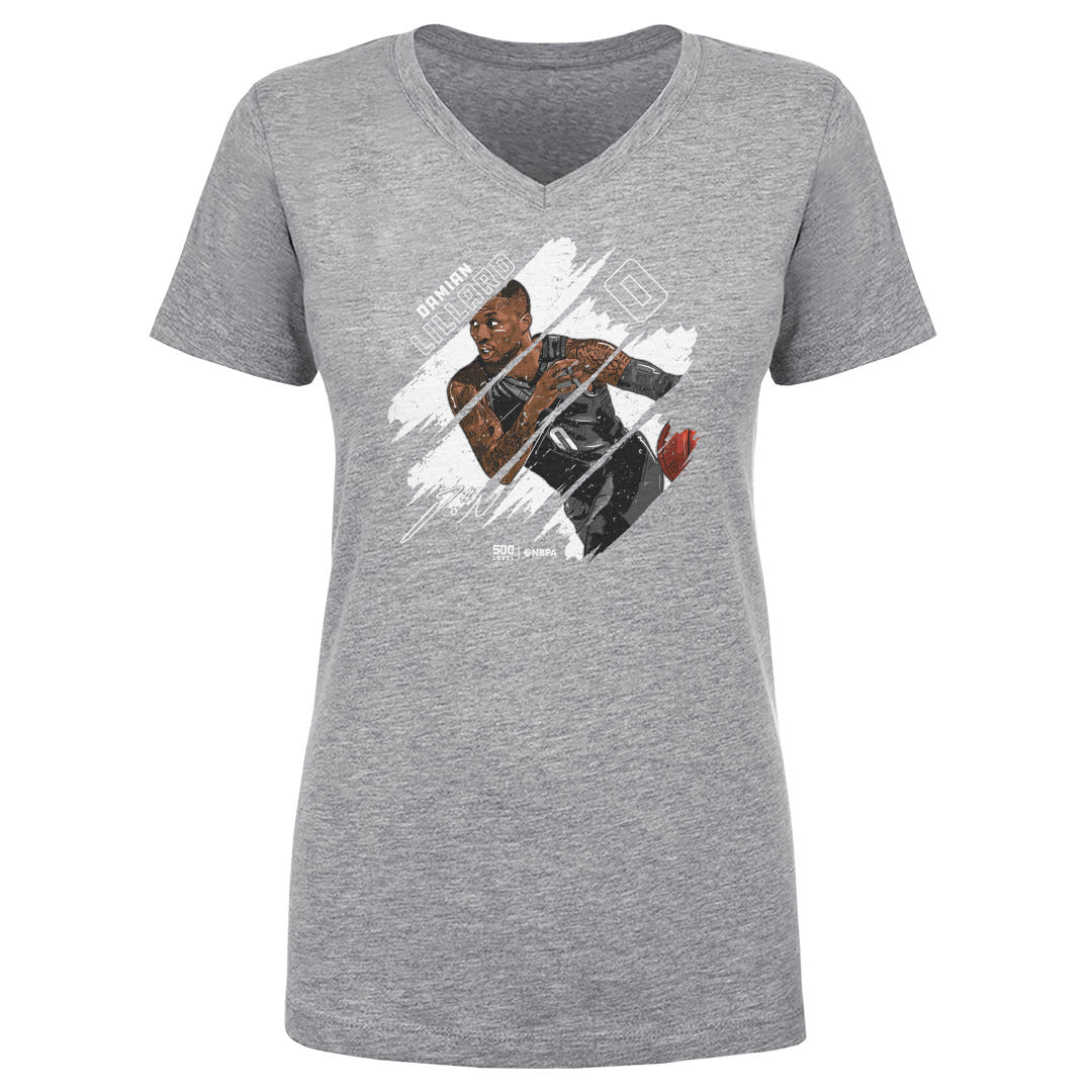 Damian Lillard Women's V-Neck T-Shirt | 500 LEVEL
