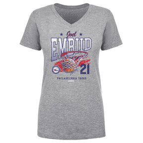 Joel Embiid Women's V-Neck T-Shirt | 500 LEVEL