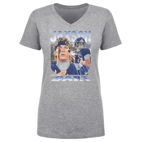 Jaxson Dart Women's V-Neck T-Shirt | 500 LEVEL