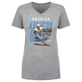 Omarion Hampton Women's V-Neck T-Shirt | 500 LEVEL