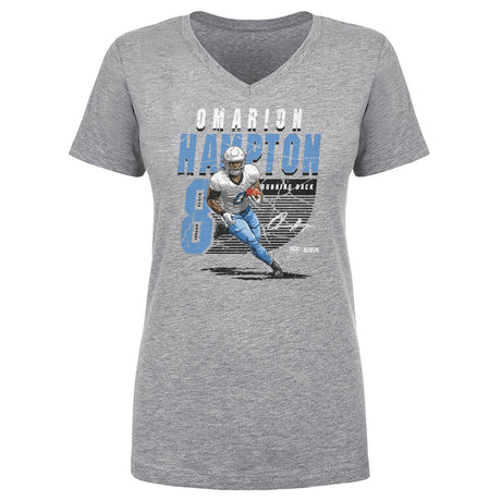 Omarion Hampton Women's V-Neck T-Shirt | 500 LEVEL