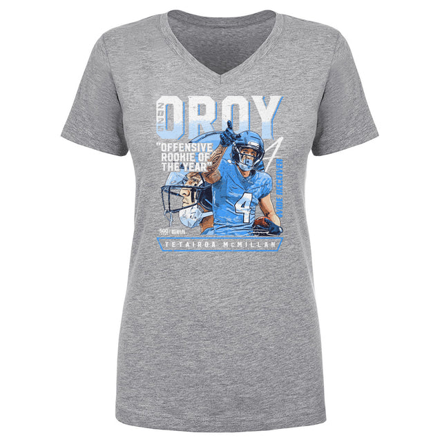 Tetairoa McMillan Women's V-Neck T-Shirt | 500 LEVEL