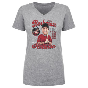 Lance Berkman Women's V-Neck T-Shirt | 500 LEVEL