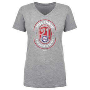 Joel Embiid Women's V-Neck T-Shirt | 500 LEVEL