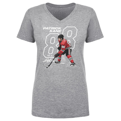 Patrick Kane Women's V-Neck T-Shirt | 500 LEVEL