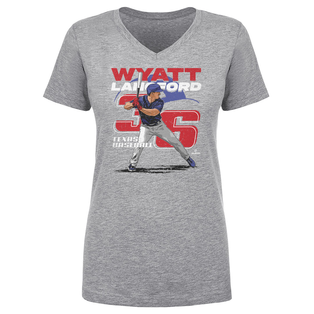 Wyatt Langford Women's V-Neck T-Shirt | 500 LEVEL