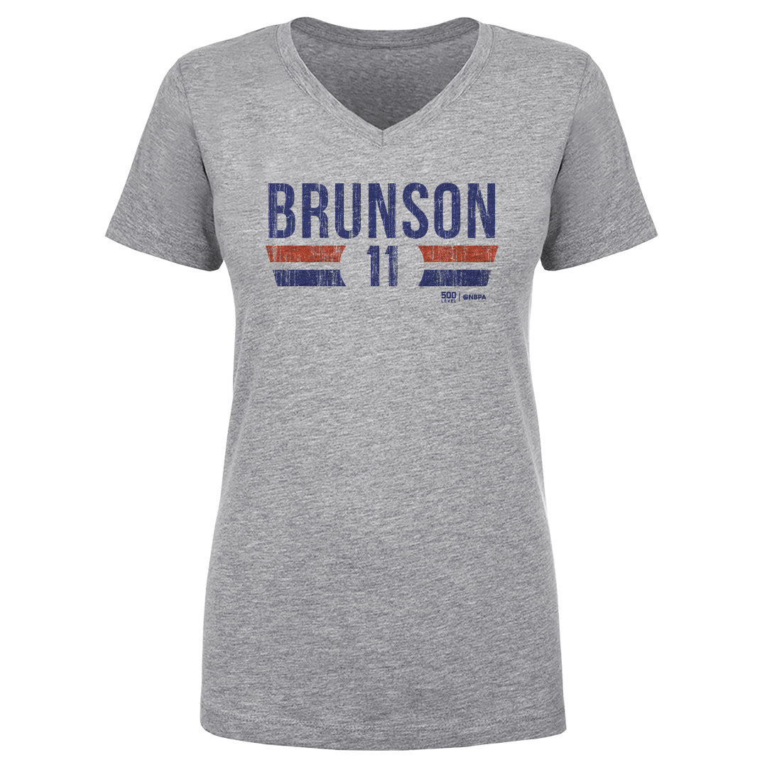 Jalen Brunson Women's V-Neck T-Shirt | 500 LEVEL