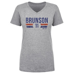 Jalen Brunson Women's V-Neck T-Shirt | 500 LEVEL