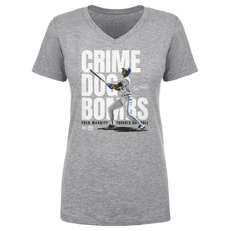 Fred McGriff Women's V-Neck T-Shirt | 500 LEVEL