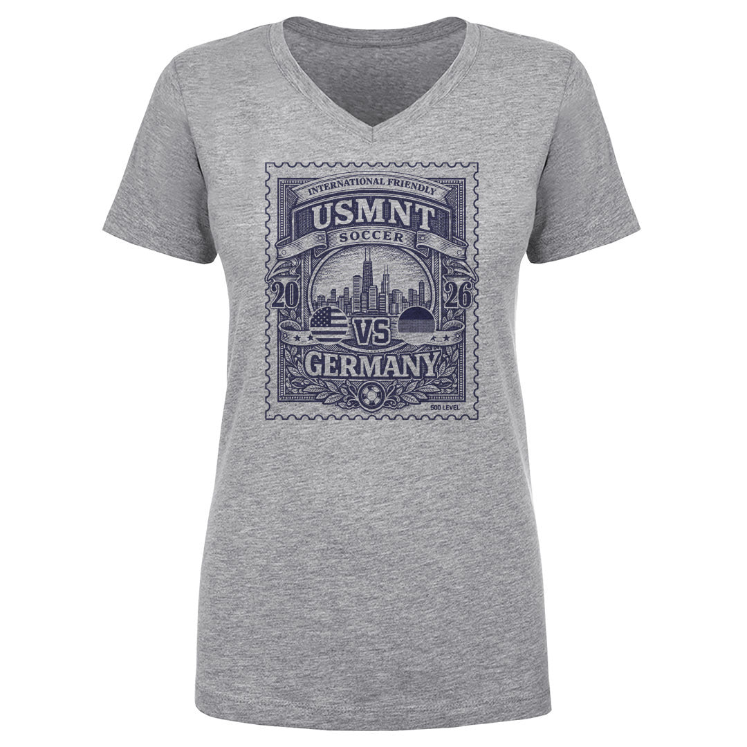 USMNT Women's V-Neck T-Shirt | 500 LEVEL