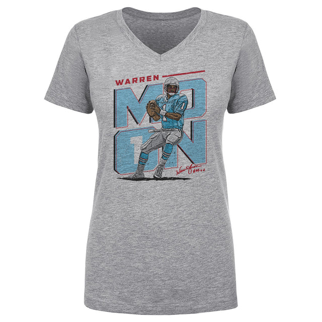 Warren Moon Women's V-Neck T-Shirt | 500 LEVEL
