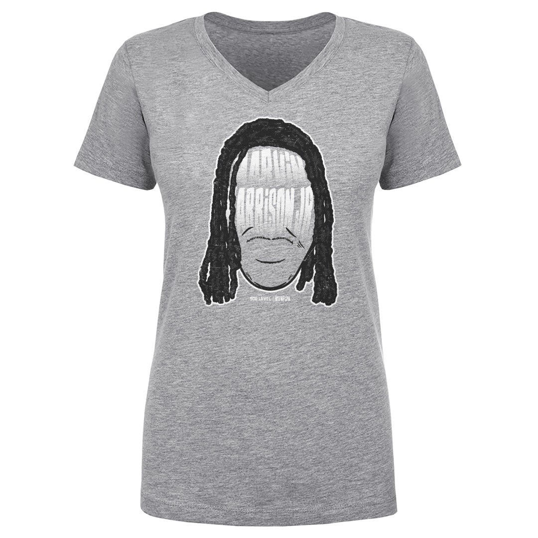 Marvin Harrison Jr. Women's V-Neck T-Shirt | 500 LEVEL