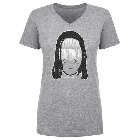 Marvin Harrison Jr. Women's V-Neck T-Shirt | 500 LEVEL