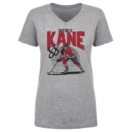 Patrick Kane Women's V-Neck T-Shirt | 500 LEVEL