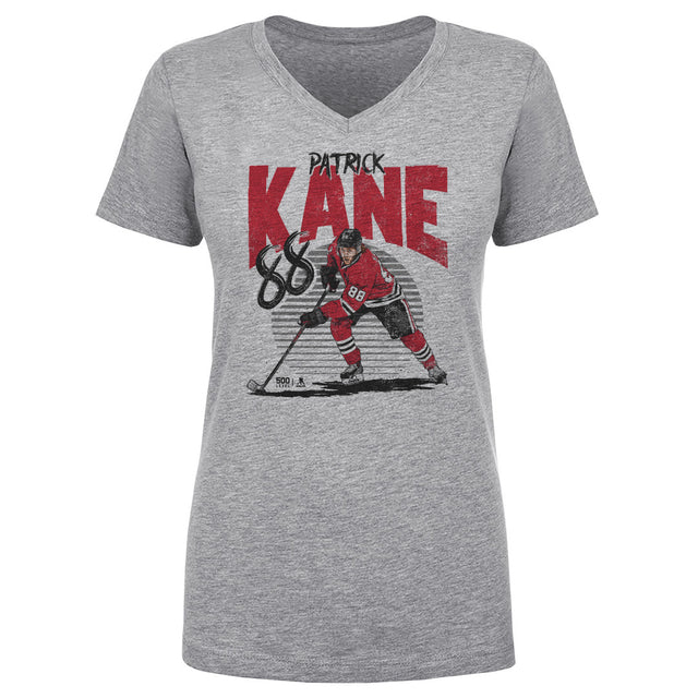 Patrick Kane Women's V-Neck T-Shirt | 500 LEVEL