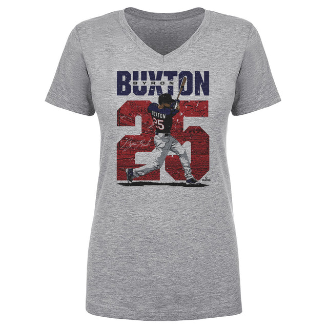 Byron Buxton Women's V-Neck T-Shirt | 500 LEVEL