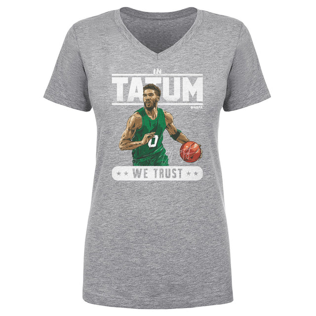 Jayson Tatum Women's V-Neck T-Shirt | 500 LEVEL
