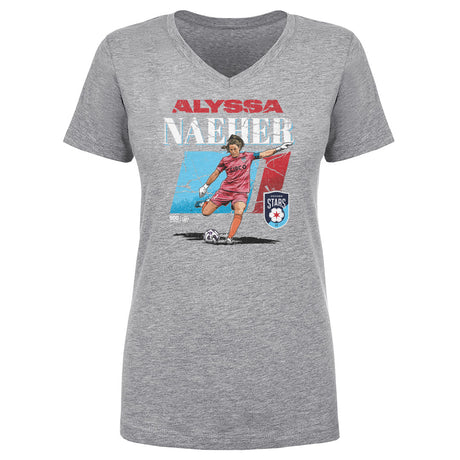 Alyssa Naeher Women's V-Neck T-Shirt | 500 LEVEL