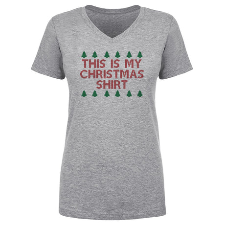 Christmas Women's V-Neck T-Shirt | 500 LEVEL