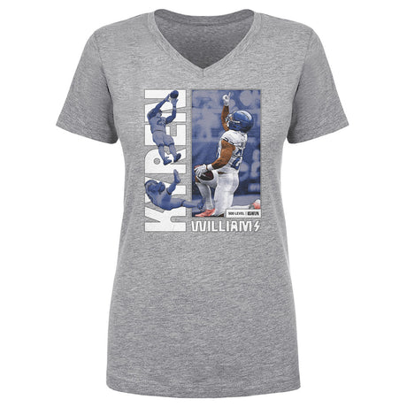 Kyren Williams Women's V-Neck T-Shirt | 500 LEVEL