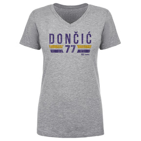 Luka Doncic Women's V-Neck T-Shirt | 500 LEVEL