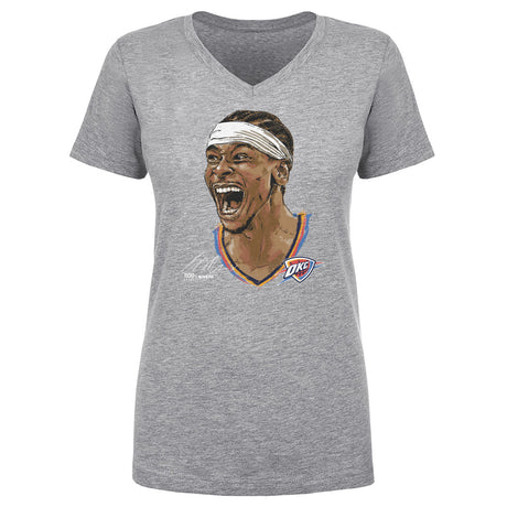 Shai Gilgeous-Alexander Women's V-Neck T-Shirt | 500 LEVEL