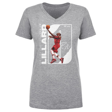 Damian Lillard Women's V-Neck T-Shirt | 500 LEVEL