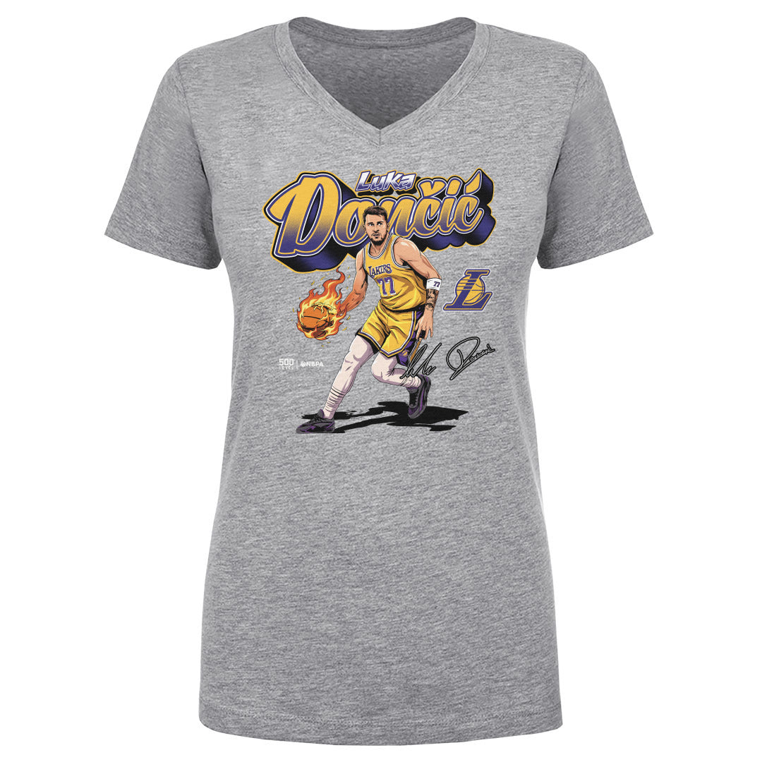 Luka Doncic Women's V-Neck T-Shirt | 500 LEVEL