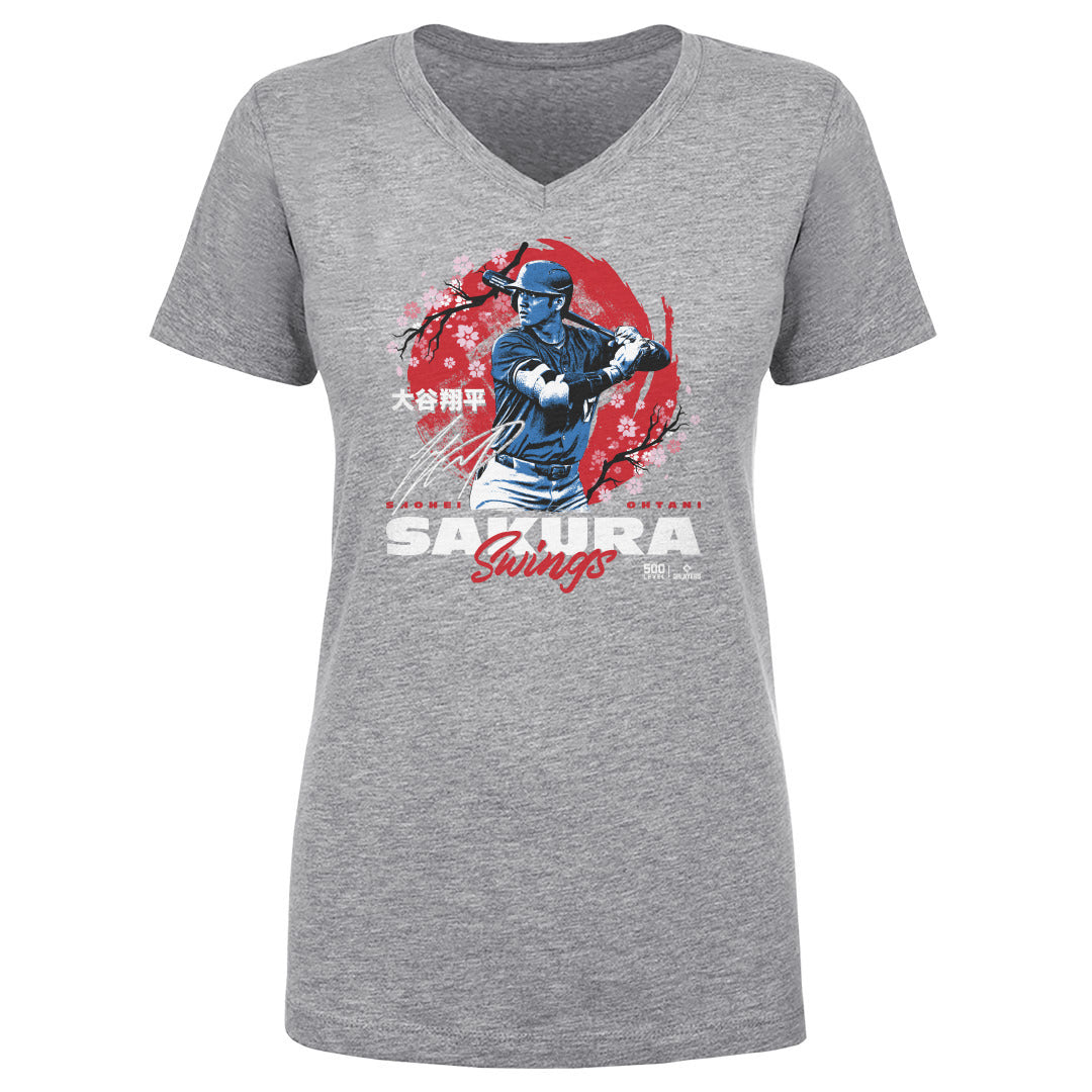 Shohei Ohtani Women's V-Neck T-Shirt | 500 LEVEL
