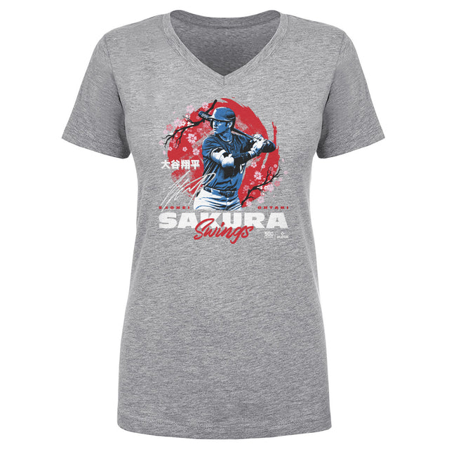 Shohei Ohtani Women's V-Neck T-Shirt | 500 LEVEL
