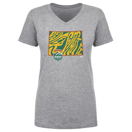 Denver Summit FC Women's V-Neck T-Shirt | 500 LEVEL
