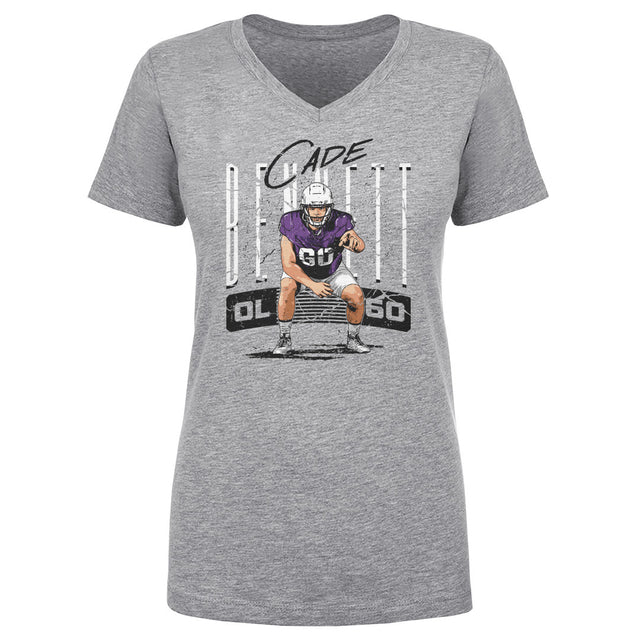 Cade Bennett Women's V-Neck T-Shirt | 500 LEVEL