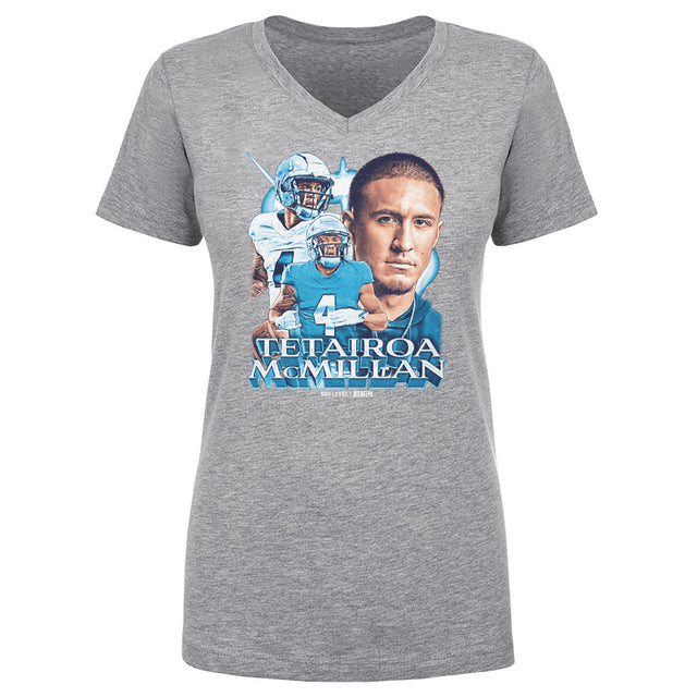 Tetairoa McMillan Women's V-Neck T-Shirt | 500 LEVEL